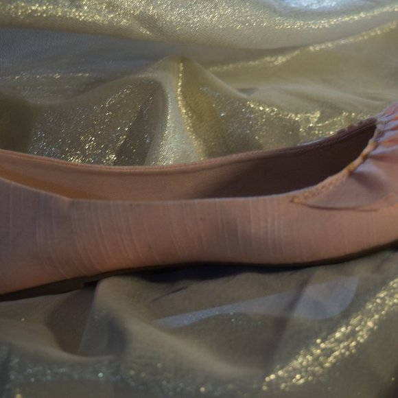 Time & Tru Pale Pink Ballerina Flat Slippers, Size 8.5 - Picture 6 of 9
